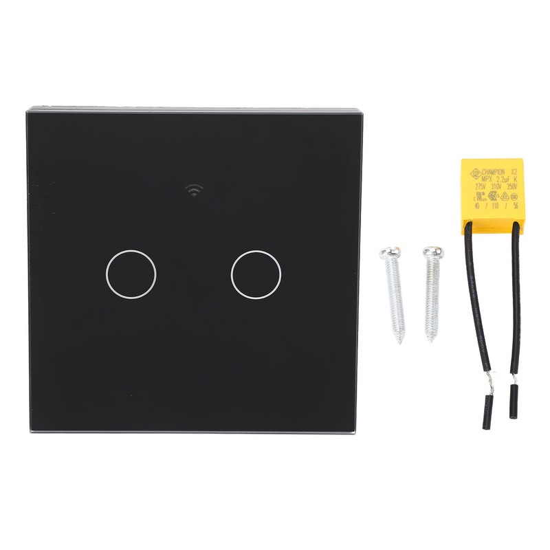 Remote Control Switch 2 Way WiFi AC 80‑260V 10A Touch