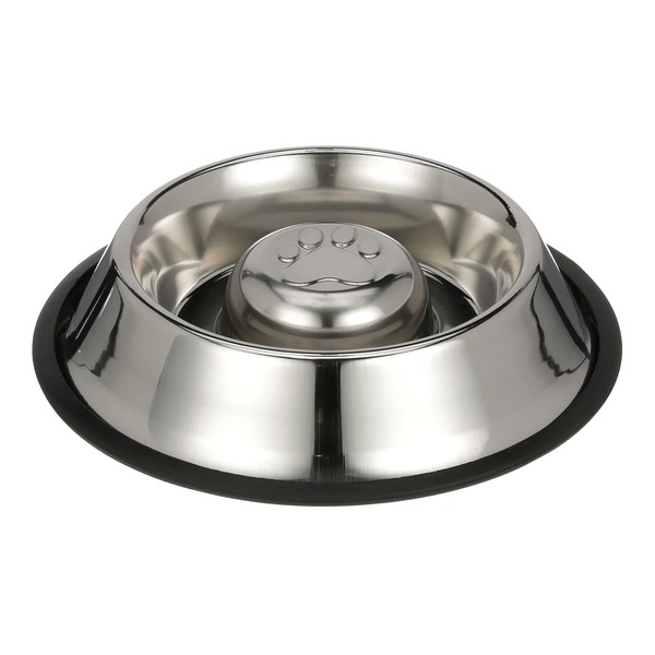 Neater Pet Brands Stainless Steel Slow Feed Bowl - Non-Tip