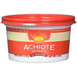 Los Patitos Achiote Paste Traditional Costa Rican Condiment 7.4 Ounce