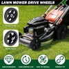 CheeMuii 4 Pcs 7 Inch Lawn Mower Wheels 4 Pack