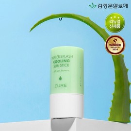 Kim Jeong-mun Aloe 큐어 워터 스플래쉬 쿨링 연두 선스틱 23g 얼음자차 Cure Water Splash Cooling Green Tea Sun Stick 23g Ice Jeongcha