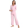 GYS Women's Pajamas Set - Viscose Made from Bamboo, Long