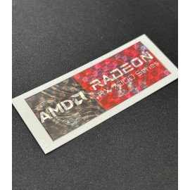 AMD 1x Prismatic AMD Radeon RX 7000 Desktop / Laptop sticker label (NEW)