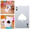 20Pcs Poker Card Bottle Opener Ace Poker Shaped Stainless Steel