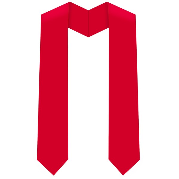Red Graduation Stole, Stoles for Graduation 2025, Graduation Sash, 70"