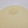 SHENGQINGTOP 12"D Retro Glass White Speckles Domed Shade with 1.65"