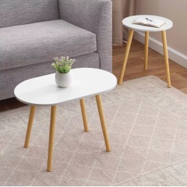 Betterware Set Mesas Terra Betterware 2 Piezas Practicas Mesitas Armabl