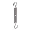 5Pcs Turnbuckle Hook and Hook Wire Rope Tension 304 Stainless