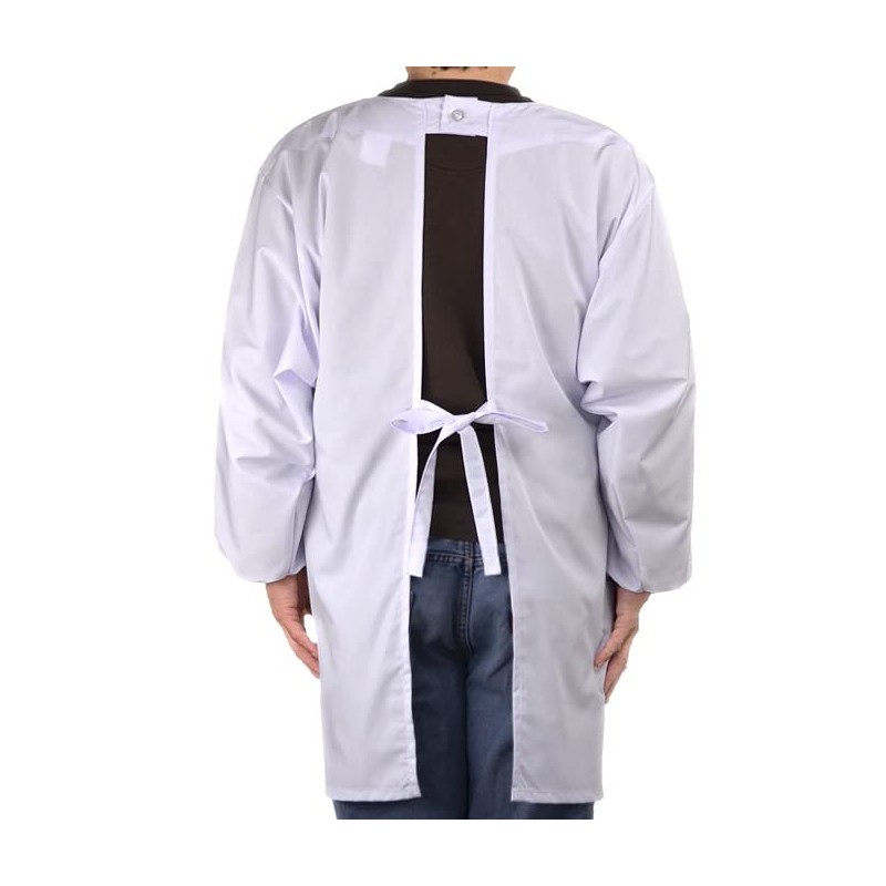 Marufuku Unisex White Cooking Clothing, One Size Fits Most, Apron