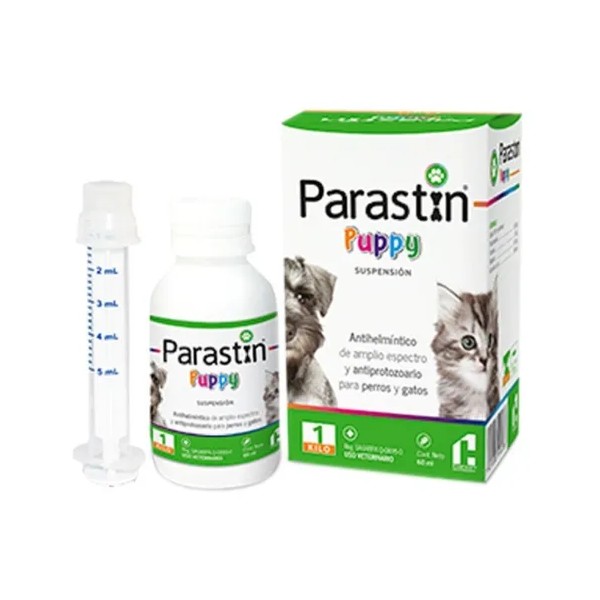 Parastin Desparasitante Cachorro Perro/gato Suspension 60ml
