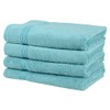 Bamboo Bliss Lagoon Blue Bamboo Luxury Bath Towel Plush Soft