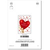 doodlecards Husband Valentine's Day Card Teddy and Giant Love Heart