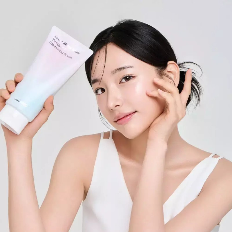 Lotus 로투스 워터 글로우 윤결 클렌징 폼 300ml+(크림50g*2개) Lotus Water