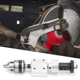 Unpowered Spindle Assembly, B12 Drill Chuck M10 Shaft Sleeve for DIY Table Saw Table Drill