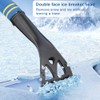 3 In 1 Extendable Ice Scraper Snow Brush, with Drying