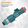 AISHAN 6PCS Fuel Injectors 4 Holes Compatible with Volvo S80