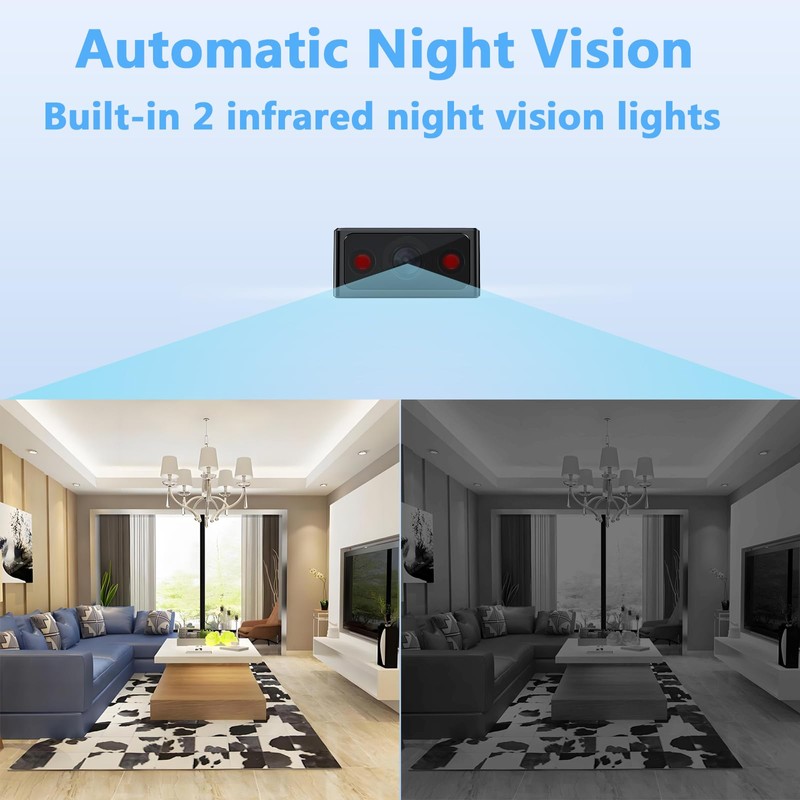 Home Compact Security Camera - HD 1080P Nanny Pet Child