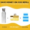 GURUDAR CO2 Cylinder Refill Adapter for CGA320 CO2 Tank to