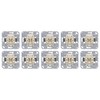 JUNG AS 500 Alpine white set of 10 (changeover switch