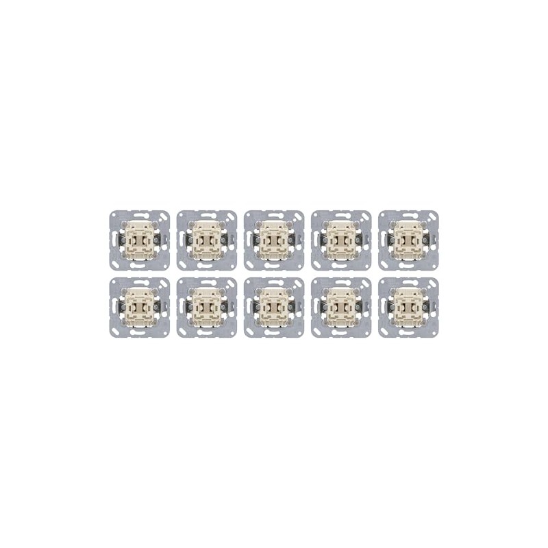 JUNG AS 500 Alpine white set of 10 (changeover switch