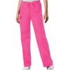 Cherokee Regular Originals Unisex Drawstring Cargo Scrubs Pant, Shocking Pink,