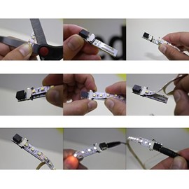 Solderless Tiger Paw LED Connector for LED Flexible Strips 3.5mm x 1.3mm DC Connection 1 Pair - Inspired LED
