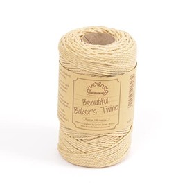 EVERLASTO Bäckergarn, solide 100 m Spulen, Baumwolle, beige (Blonde), 2mm