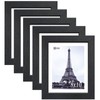 VCK 8x10 Solid Wood Picture Frame Set of 5,Textured Exclusive