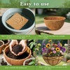 6 Pack 16 Inch Coco Liners for Hanging Baskets Coconut