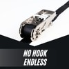 BonsMax Stainless Steel Endless Ratchet Straps, 1" x12' Tie Down
