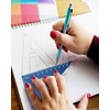 4 Pieces Metal Triangle Ruler Set, Aluminum Alloy Drafting Ruler,