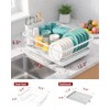 Sakugi Stainless Steel Dish Drying Rack for Kitchen Counter, Sink