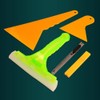 Pro Car Home Window Tint Tinting Film Black Roll Tools