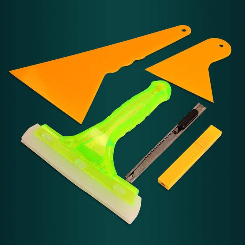 Pro Car Home Window Tint Tinting Film Black Roll Tools