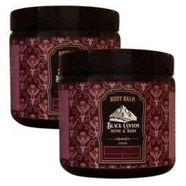 Black Canyon Honey & Apricot Scented Body Balm with Jojoba Oil, 16 Oz (2 Pack)