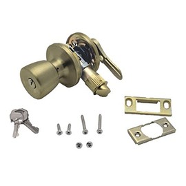 AP Products 013-235-SS Lock Set Privacy K&L Style SS, Gold