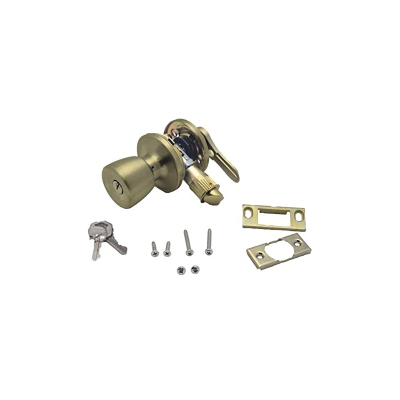 AP Products 013-235-SS Lock Set Privacy K&L Style SS, Gold