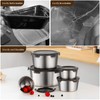 MAXCOOK 316L Stainless Steel Food Storage Containers with Lids, 20oz