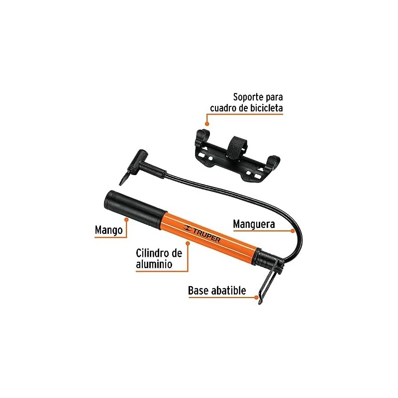 Bomba de Aire Mini Truper BOM-MI con Base de Pedal