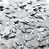CC wonderland zone 50g Silver Metallic Shiny Round Confetti-Table Confetti