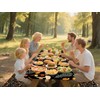 30X72 Inch 3 PCS Picnic Table Cover with Bench Cover