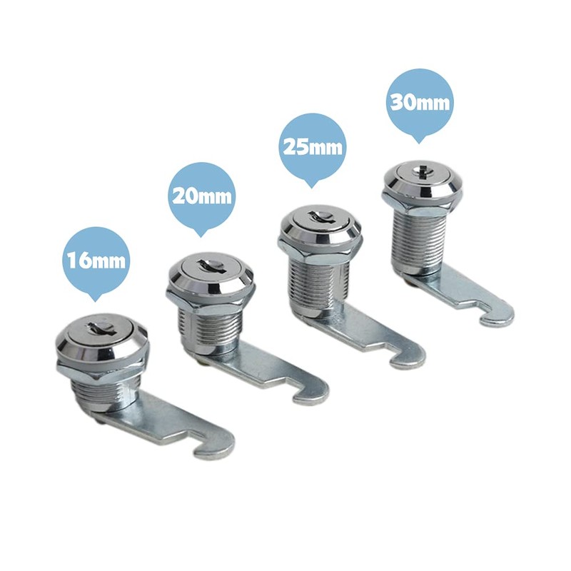Cam Lock Lock 20mm Drawer Cabinet Door Lock Key with