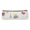 KIUB The Little Prince School Pencil Case, Yellow Stripes Characters