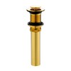 Luxier Brass Bathroom Sink Pop-Up Drain Stopper for Vessel and
