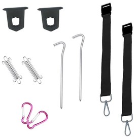 XUZIE Awning Tie Down Kit with Storm Straps - Compatible with Fiamma F35/F45/F65 Caravan Awnings & Motorhomes, Heavy-Duty Camping Accessories for Outdoor Use