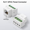XMSJSIY RJ11 CAT3 Keystone Telephone Module RJ11 Female to 4-Pin