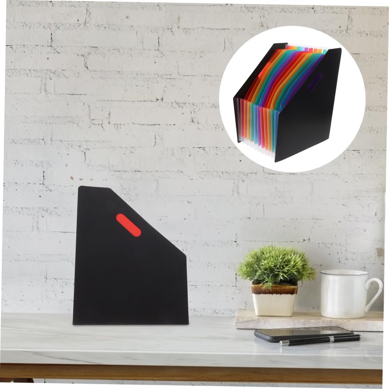 Operitacx Vertical Accordion File Organizer Large Capacity Document Wallet Paper