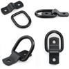 10PACK D Rings Tie Down Anchors Hooks,1/4" Heavy Duty Trailer