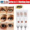 3x Crema para los ojos Bolsas para quitar instantáneamente Ojeras