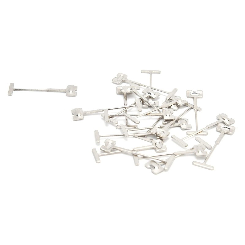 Agatige 100Pcs Replacement Steel Needles, Leveler Replaceable Pin T-Pins Reusable